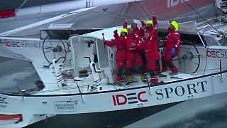 Around the world in 40 days - Joyon sets new sailing record