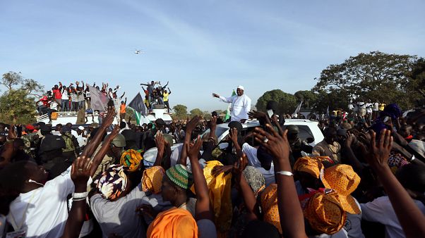 El presidente electo de Gambia Adama Barrow ha llegado a Banjul El presidente electo de Gambia Adama Barrow ha llegado a Banjul