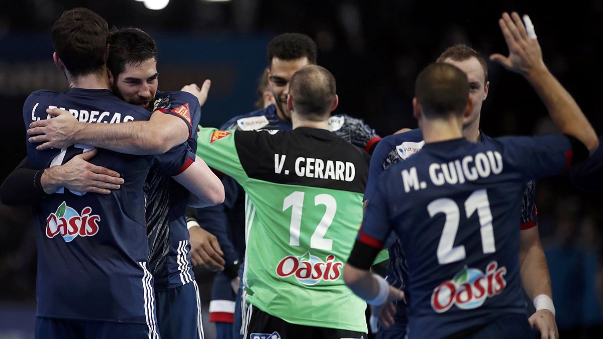 Handball: France beat Slovenia to close in second straight world title