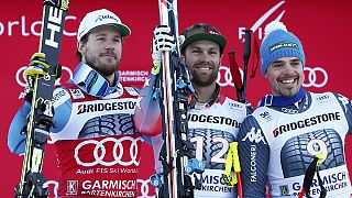 Stürze überschatten Abfahrt in Garmisch