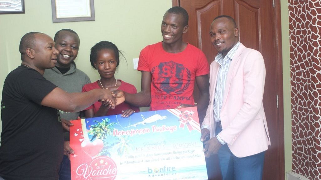 Kenya's 1 wedding couple get fully paid honeymoon package Africanews