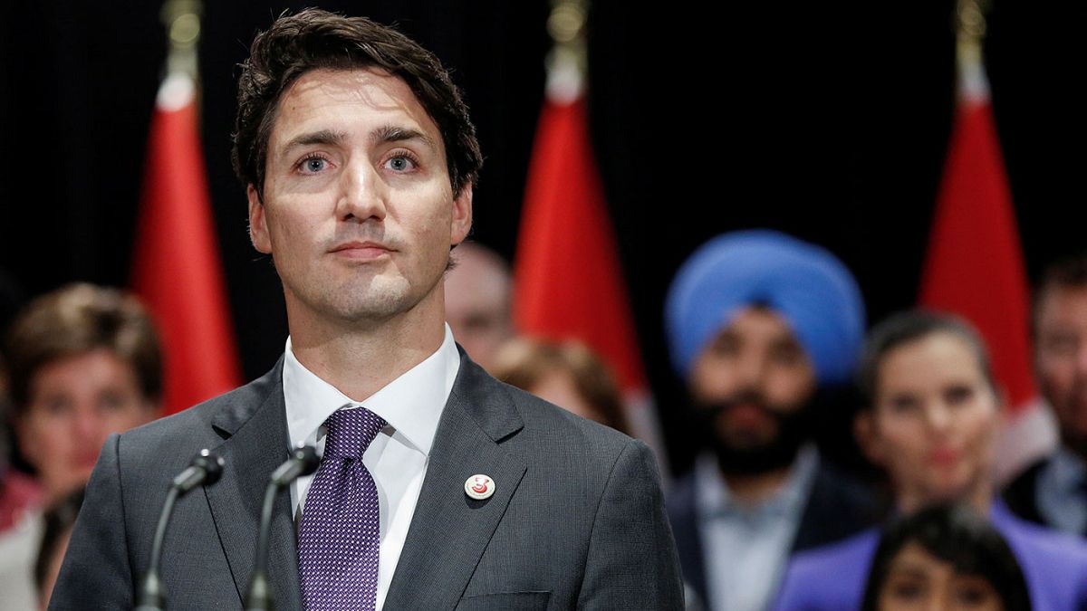 Im Internet: Trudeau und eine halbe Zwiebel gegen Trump