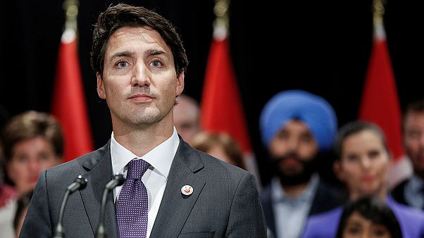 Im Internet: Trudeau und eine halbe Zwiebel gegen Trump Im Internet: Trudeau und eine halbe Zwiebel gegen Trump