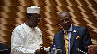 Guinean President Conde takes over from Deby as AU Chairperson