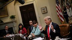 Donald Trump and playing with economic matches