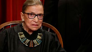 Image: Supreme Court Justice Ruth Bader Ginsburg in Washington on June 1, 2