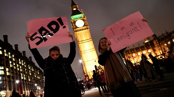Großbritannien: Massendemonstrationen gegen Trumps Einreiseverbot Großbritannien: Massendemonstrationen gegen Trumps Einreiseverbot