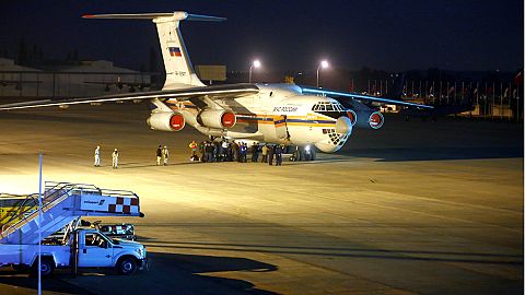 Russland hilft beim Feuerlöschen in Chile