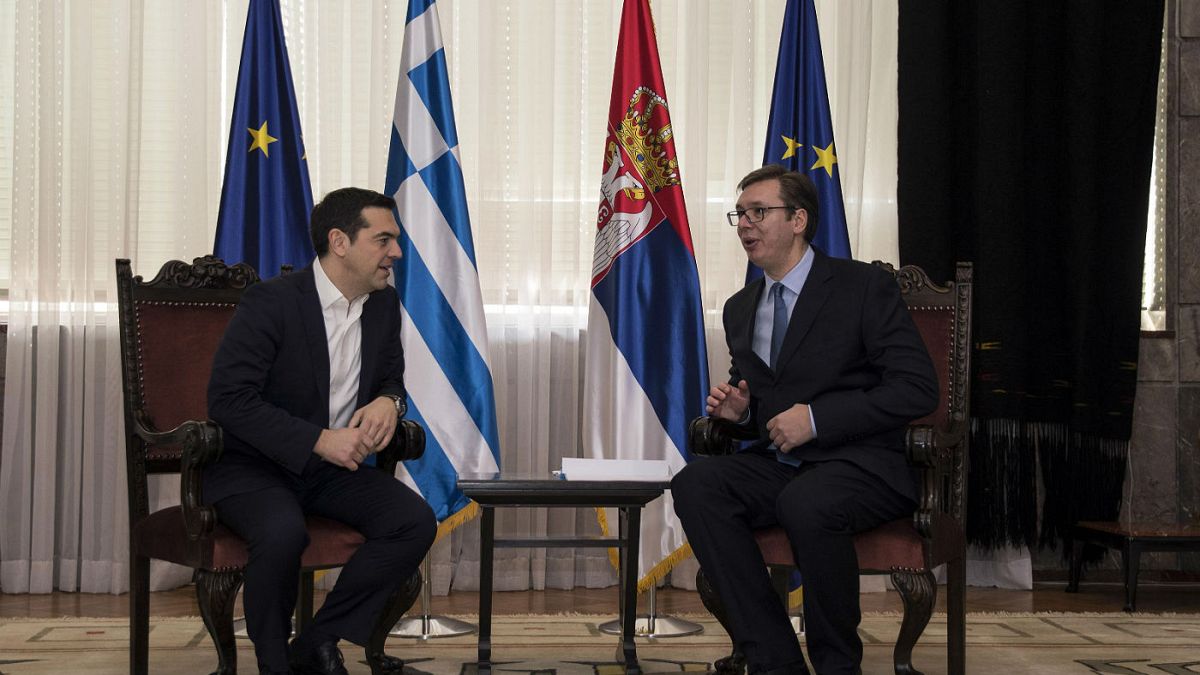 Τσίπρας: Στρατηγική επιλογή η ελληνοσερβική συνεργασία