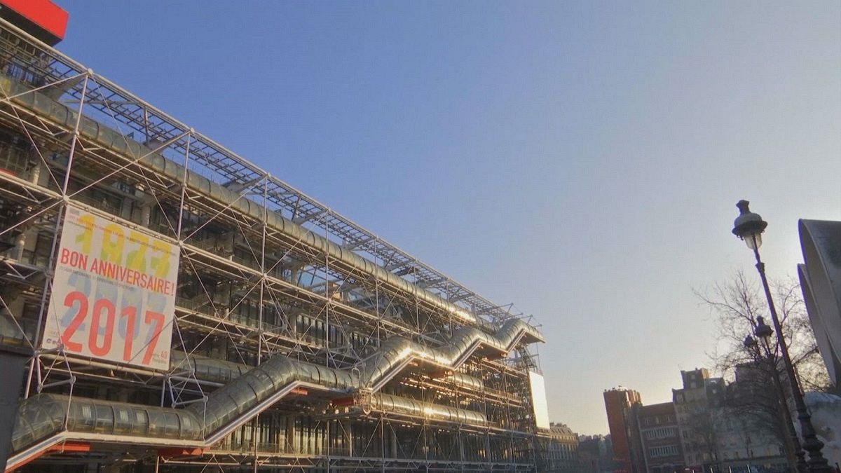 Pompidou Merkezi 40. yılını kutluyor