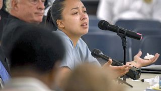 Image: Cyntoia Brown appears in court during her clemency hearing at the Te