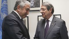 Αναστασιάδης και Ακιντζί ζήτησαν από τα ΗΕ να προετοιμάσουν νέα διεθνή διάσκεψη
