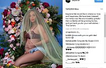 La cantante estadounidense Beyoncé, embarazada de gemelos.