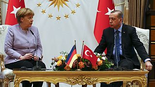 Merkel attempts to smooth relations with Turkish leader