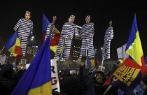 La ola de protestas echa raíces en Rumanía