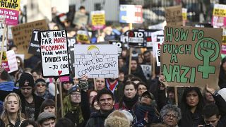 Manifestations anti-Trump à Paris, Londres, Berlin, Sydney