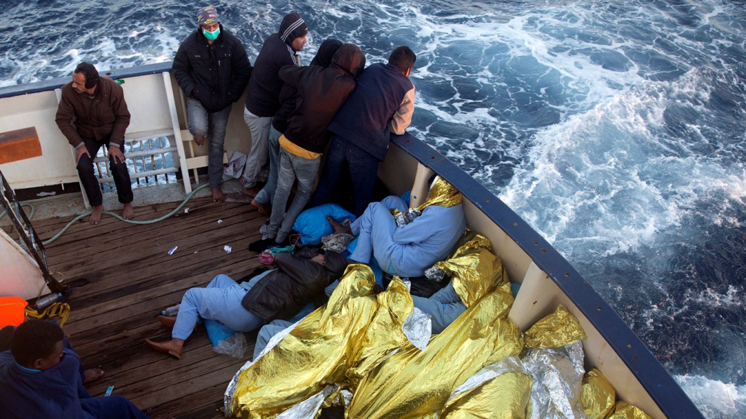 Migrant arrivals in Italy and Turkey