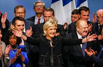 Le Pen se presenta como la "candidata de la Francia del pueblo"