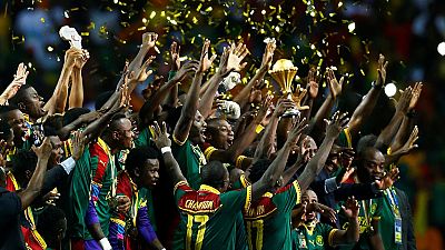 African champions Cameroon jet back home to heroes welcome