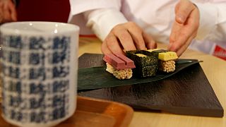 Chocolate sushi for your Valentine!