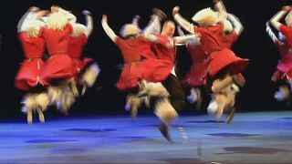 Fleet of foot in the Georgian National Ballet "Sukhishvili"