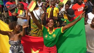 Crowds pour onto streets in Cameroon to celebrate AFCON victory [no comment]