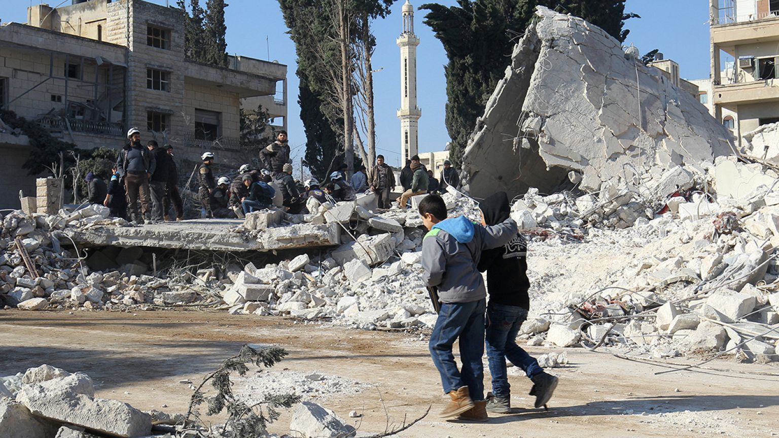 Al menos 26 muertos por bombardeos en la ciudad siria de Idleb