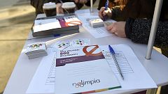 Rendőrsorfal akadályozta az olimpiai aláírásgyűjtést