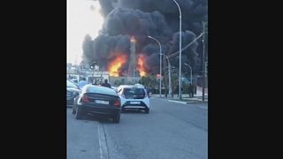 Ein Verletzter bei Großbrand in Valencia