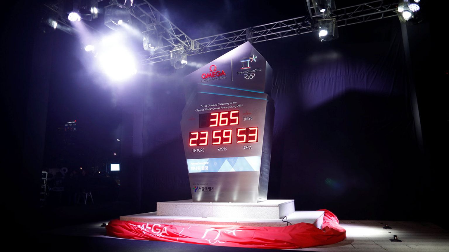 Le compte à rebours est lancé pour les Jeux de Pyeongchang