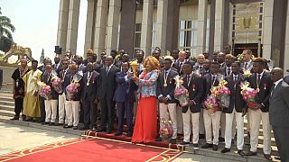 Le Cameroun célèbre ses champions d'Afrique