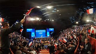 360º Video: Macron, Mélenchon ve Le Pen'in Lyon'daki mitinglerine derin bir bakış