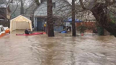 Un nuevo temporal azota California provocando inundaciones y deslizamientos de tierra