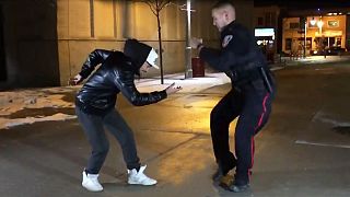 Ontario police officer busts moves in dance-off