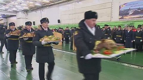 Russisches Kriegsschiff läuft nach Syrien-Einsatz in heimischen Hafen ein
