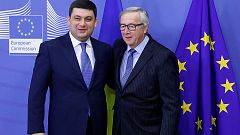 Groisman beklagt Zerstörungen in der Ostukraine