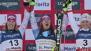 Holdener wins Alpine combined gold as compatriot Gut suffers season-ending injury