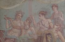 "Casa dos amantes castos" da antiga Pompeia aberta para o São Valentim