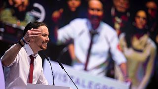 Spain's Podemos party re-elects Iglesias as leader, rejects move to the centre