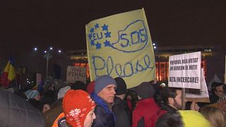 Romanian protesters call on EU for help