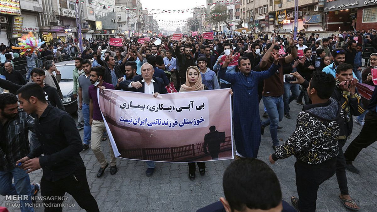 اعتراض در خوزستان؛ عارف خواستار مداخله روحانی شد