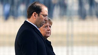 Merkel ve Şahid Almanya'daki yasadışı Tunusluların iadesini görüştü