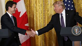 Trump's 'power' handshake