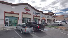 Image: Crystal Nails and Spa on Flamingo Road in Las Vegas, Nevada.