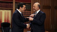 EU-Währungskommissar Moscovici in Athen: "Yes, we can"