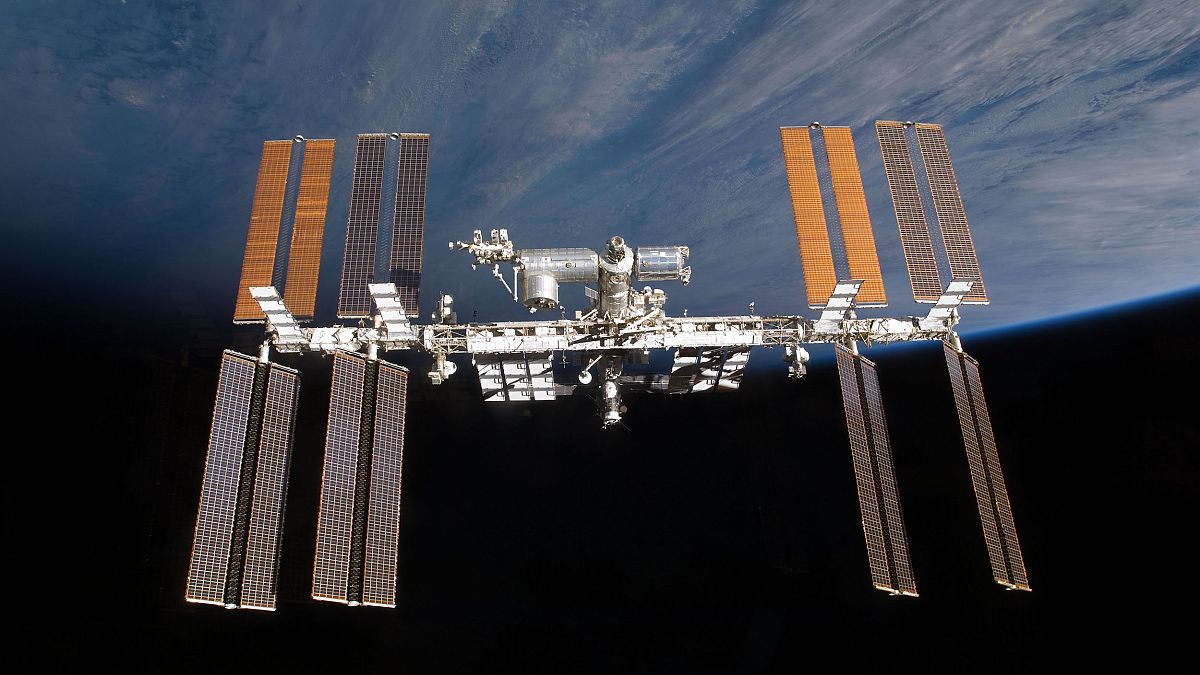 Image: Wing-like solar panels on the International Space Station