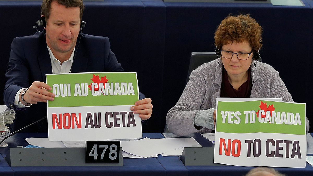 دیدگاه موافقان و مخالفان توافقنامه تجارت آزاد میان اتحادیه اروپا و کانادا