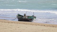 Image: Wooden migrant boat