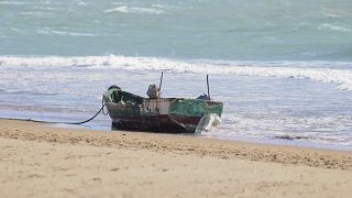 Image: Wooden migrant boat