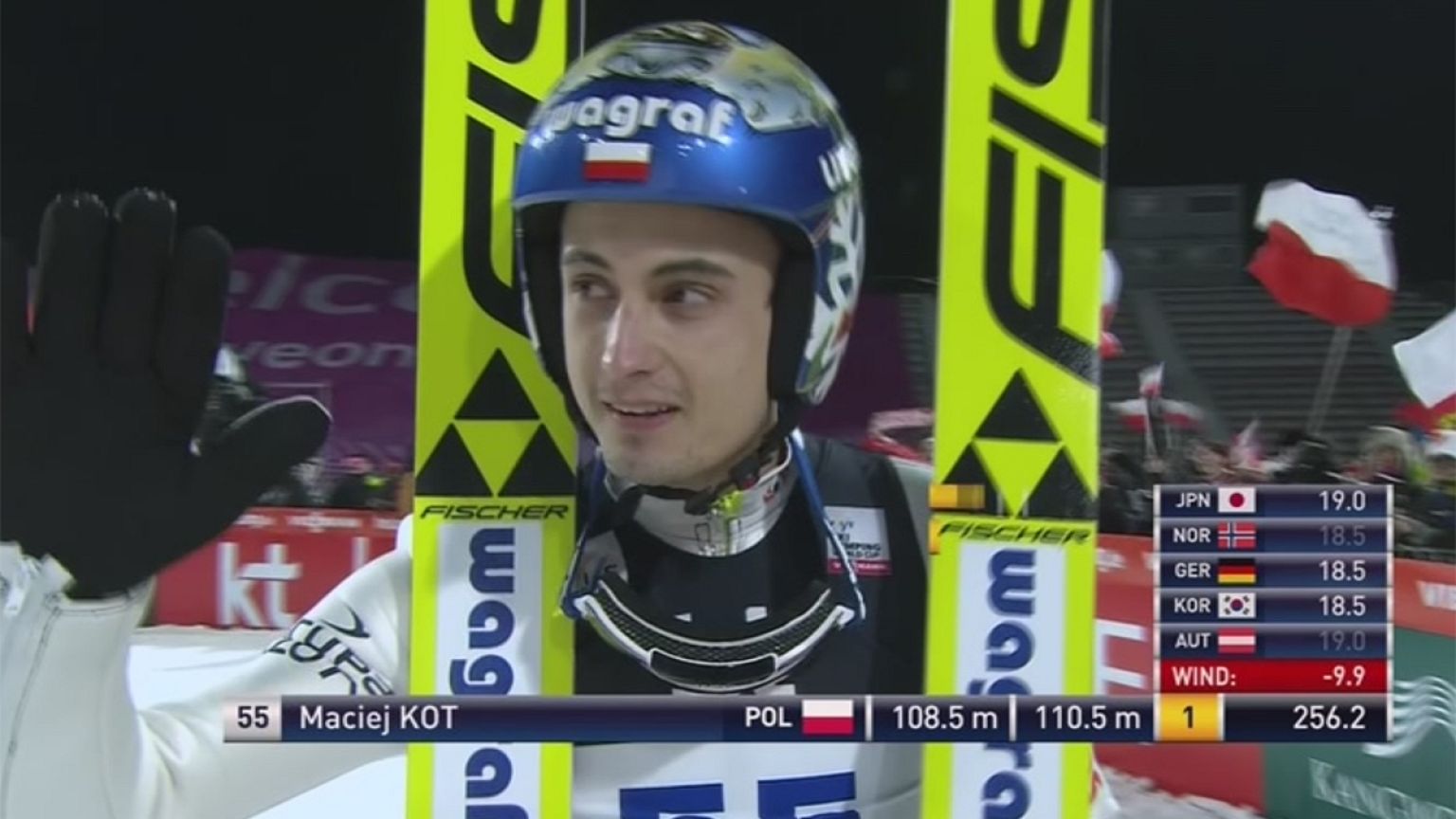 Maciej Kot vainqueur sur petit tremplin à Pyeongchang